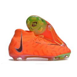 Chaussure Nike Phantom Luna Elite FG Goyave Givré Noir Orange Total