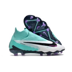 Chaussure de foot Nike Phantom GX Elite DF FG Hyper Turque Noir Fuchsia Rêve Blanc