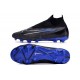 Chaussure de foot Nike Phantom GX Elite DF FG Noir Chrome Hyper Royal