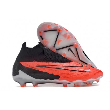 Chaussure de foot Nike Phantom GX Elite DF FG Pourpre Noir Blanc