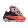 Chaussure de foot Nike Phantom GX Elite DF FG Pourpre Noir Blanc