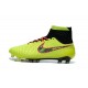 2015 Chaussure de Football Nike Magista Obra FG Volt Orange Rose Noir