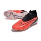 Chaussure de foot Nike Phantom GX Elite DF FG Pourpre Noir Blanc