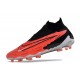 Chaussure de foot Nike Phantom GX Elite DF FG Pourpre Noir Blanc