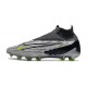 Chaussure de foot Nike Phantom GX Elite DF FG Gris Noir