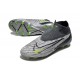Chaussure de foot Nike Phantom GX Elite DF FG Gris Noir