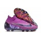 Chaussure de foot Nike Phantom GX Elite DF FG Violet Noir