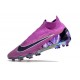Chaussure de foot Nike Phantom GX Elite DF FG Violet Noir