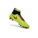 2015 Chaussure de Football Nike Magista Obra FG Volt Orange Rose Noir
