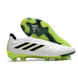 adidas Copa Pure+ FG Crampon Blanc Noir Citron Lucide