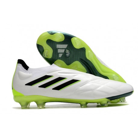 adidas Copa Pure+ FG Crampon Blanc Noir Citron Lucide