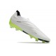 adidas Copa Pure+ FG Crampon Blanc Noir Citron Lucide