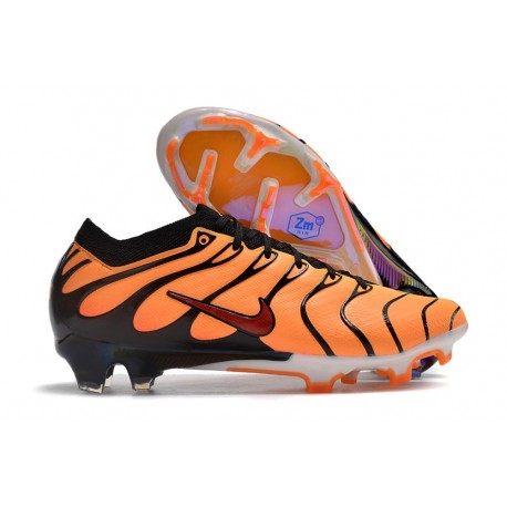 Chaussure Nike Zoom Mercurial Vapor 15 Elite FG TN Orange Noir