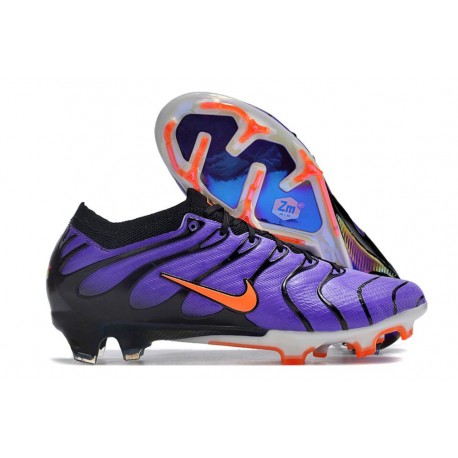 Chaussure Nike Zoom Mercurial Vapor 15 Elite FG TN Violet Noir