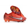 Nike Zoom Mercurial Vapor 15 Elite FG MDS Carmin Clair Ivoire Pâle Mandarine Vif