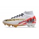 Nike Zoom Mercurial Superfly IX Elite FG MR Blanc Rouge Or