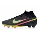 Nike Zoom Mercurial Superfly IX Elite FG MR Noir Argentee