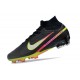 Nike Zoom Mercurial Superfly IX Elite FG MR Noir Argentee