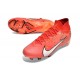 Nike Zoom Mercurial Superfly IX Elite FG MDS Carmin Clair Ivoire Pâle Mandarine Vif