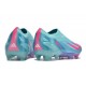 Chaussure adidas X Crazyfast.1 LL FG Messi X Miami Turquoise Rose