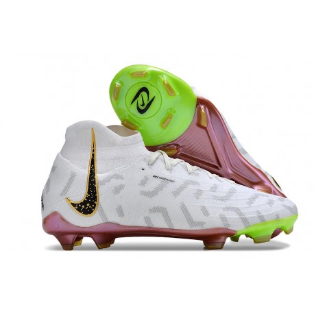 Chaussure Nike Phantom Luna Elite FG X WWC Blanc Noir Or