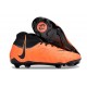 Chaussure Nike Phantom Luna Elite FG Orange Noir