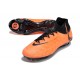 Chaussure Nike Phantom Luna Elite FG Orange Noir