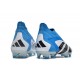 Crampons adidas Predator Accuracy + FG Blanc Bleu Noir