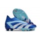 Crampons adidas Predator Accuracy + FG Royal Vif Blanc Bleu Bonheur