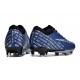 Chaussure Nike Zoom Mercurial Vapor 15 Elite FG Bleu Argent