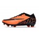 Chaussure Nike Zoom Mercurial Vapor 15 Elite FG Orange Noir