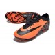 Chaussure Nike Zoom Mercurial Vapor 15 Elite FG Orange Noir