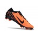 Chaussure Nike Zoom Mercurial Vapor 15 Elite FG Orange Noir