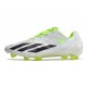 adidas X Crazyfast+ FG Crampons Blanc Noir Citron Lucide