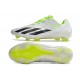 adidas X Crazyfast+ FG Crampons Blanc Noir Citron Lucide