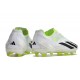 adidas X Crazyfast+ FG Crampons Blanc Noir Citron Lucide