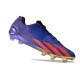 adidas X Crazyfast+ FG Crampons Violet Rouge Bleu