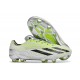 adidas X Crazyfast Strung+ FG Crampons Gris Citron Lucide 