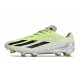 adidas X Crazyfast Strung+ FG Crampons Gris Citron Lucide 