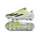 adidas X Crazyfast Strung+ FG Crampons Gris Citron Lucide 