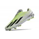 adidas X Crazyfast Strung+ FG Crampons Gris Citron Lucide 