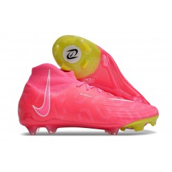 Chaussure Nike Phantom Luna Elite FG Rose Jaune