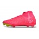 Chaussure Nike Phantom Luna Elite FG Rose Jaune