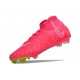 Chaussure Nike Phantom Luna Elite FG Rose Jaune