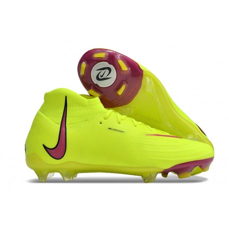 Chaussure Nike Phantom Luna Elite FG Jaune Rouge