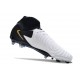 Nike Phantom Luna II Elite FG Blanc Noir Pièce Dor Métallique