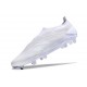 adidas Predator Elite Laceless FG Blanc Argent Mét