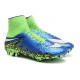 2015 Bottes Nike HyperVenom Phantom II FG Football Bleu Lagon Blanc Volt Noir