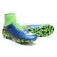 2015 Bottes Nike HyperVenom Phantom II FG Football Bleu Lagon Blanc Volt Noir