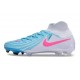 Nike Phantom Luna II Elite FG Bleu Blanc Rose